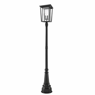 Seoul 3-Bulb Outdoor Light Fixture - Oil Rubbed Bronze, Dimmable, Wet Rated, 14" x 25.75"