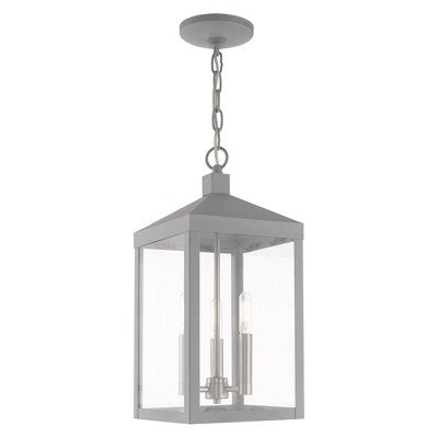 Livex Lighting Nyack 3 - Light Pendant in Nordic Gray