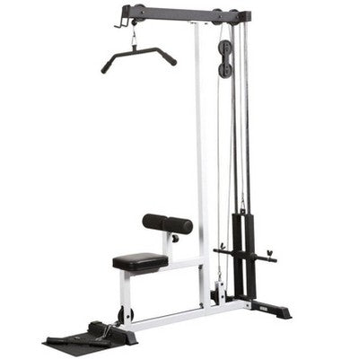 FTS Lat Pull Down Machine with Hi Low Pulley System and Adjustable Weight Options