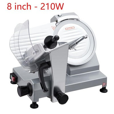 Commercial 18" Electric Meat Slicer Blade Food Slicer Cutter 210W With Child Lock