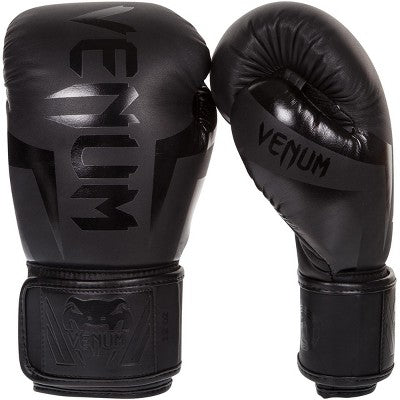 Venum Elite Skintex Leather Hook and Loop Training Boxing Gloves