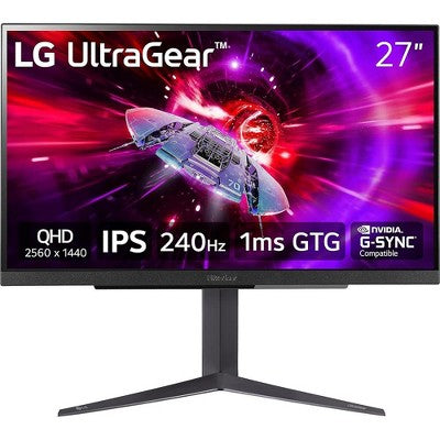 LG 27GR83Q-B 27" UltraGear QHD 1ms 240Hz Gaming Monitor (Refurbished)