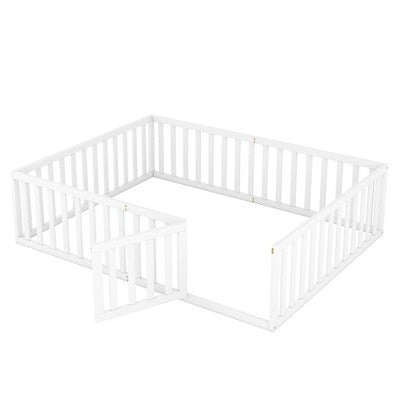 Okak Bed Guard Rails for Queen Size Bed,Baby Bed Rail Guard for Toddlers,White