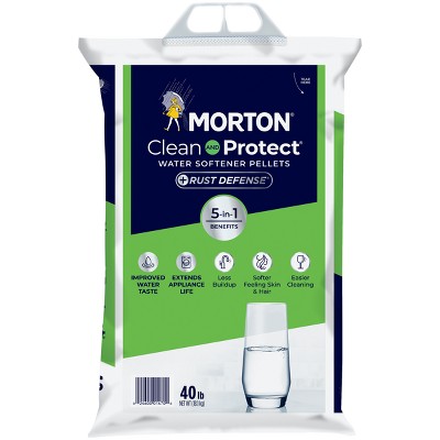 Clean and Protect Plus Rust Defense Water Softener Pellets - 40lbs - Morton