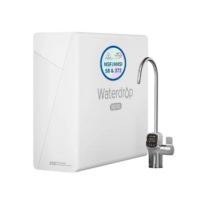 Waterdrop X10 Tankless RO System 1000 GPD 9-Stage Filtration