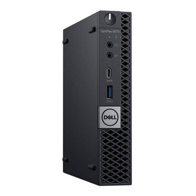 Refurbished Dell OptiPlex 5070, Micro Desktop, Intel i5-9500T, 2.2GHz, 16GB RAM, 256GB SSD, Windows 10 Pro - Manufacturer Refurbished
