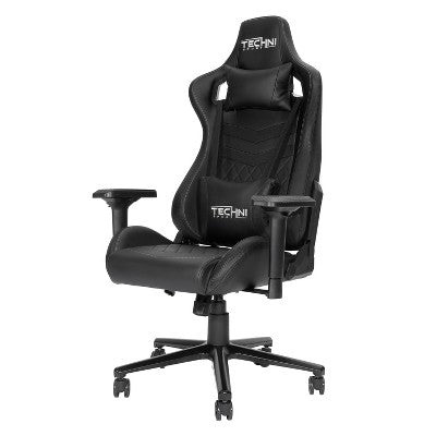 Kumasinova Adjustable Ergonomics Gaming Chair,360°Swivel Office Chairs with Head&Lumbar Pillow,90-150°Recliner Chair for Office&Home,300lbs Max,Black