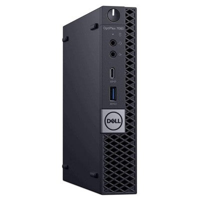 Refurbished Dell OptiPlex 7060, Micro Desktop, Intel Core i7-8700T, 2.4GHz, 16GB RAM, 512GB SSD, Windows 11 Pro - Manufacturer Refurbished
