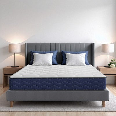 Swedrea Hybrid Mattress Medium Cooling Memory Foam Bed-in-a-Box Black