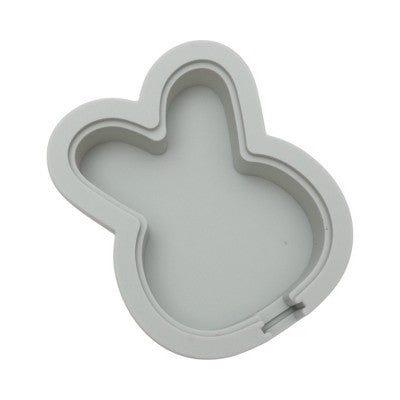 Unique Bargains Ice Pop Mould Little Rabbit Shape Comes with Lid and Stick Hand Washable Plastic 3.94"x3.19"x0.98" 1 Pc