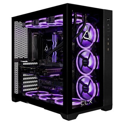 CLX SET Gaming PC - Intel Core i9 14900KF 3.2GHz 24-Core, 64GB DDR5 Memory, GeForce RTX 5070 12GB Graphics, 2TB SSD, 6TB HDD, WiFi, Windows 11 Home
