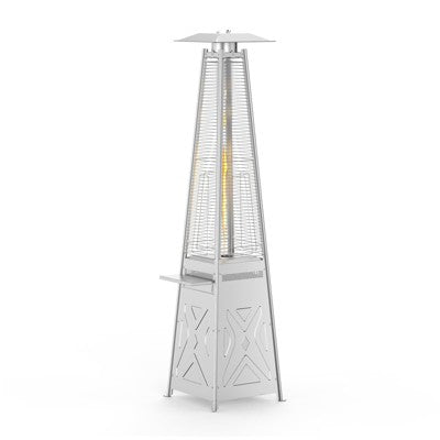 Patio Heater, Propane Stainless Steel Patio Heater With Wheels, Outdoor Propane Heaters for Backyard,Garden,Patio,Porch and Pool
