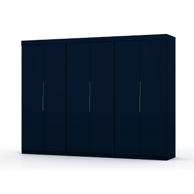 Set of 3 Mulberry 2.0 Wardrobe Closet - Manhattan Comfort