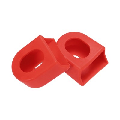 Unique Bargains Anti-Friction Plastic Road Bike Crank Protectors 2 Pcs