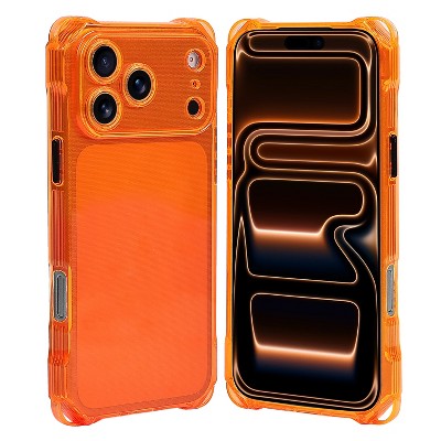 Vena For Apple iPhone 17 Pro Max Case, Phone Lanyard Case Drop Protection Slim Protective Phone Case, Compatible with Wireless Charging, Orange