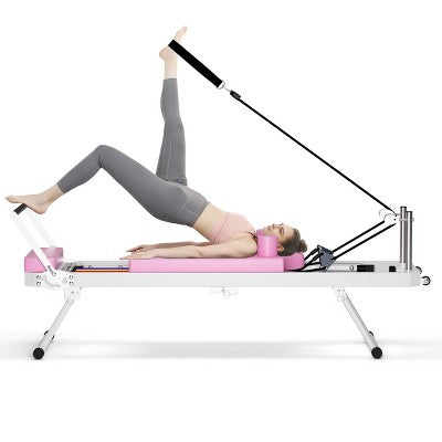 Dexmalle yoga studio with the same commercial fitness equipment, pink