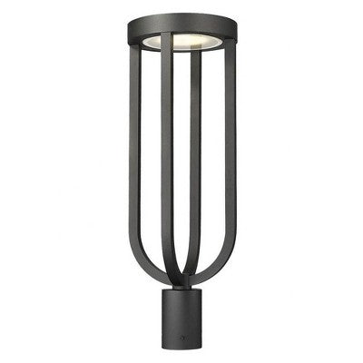 Z-Lite Leland 1 - Light Post Light in Sand Black