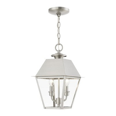Livex Lighting Wentworth 2 - Light Pendant in Brushed Nickel