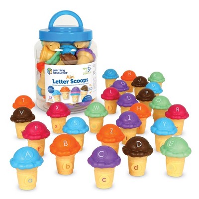 Learning Resources Mini Letter Scoops: Preschool Reading & Writing Educational Kit