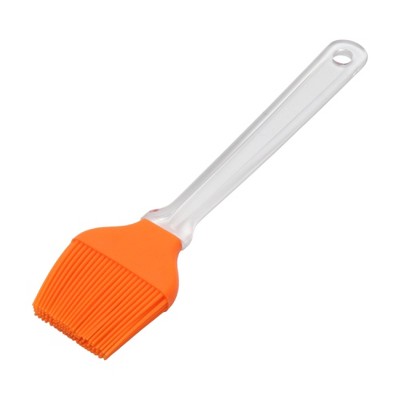Unique Bargains Pastry Brush 39g Flat Head Pastry Brush Color Block Dishwasher Safe Silicone PP 9.45"x2.17" 1Pcs
