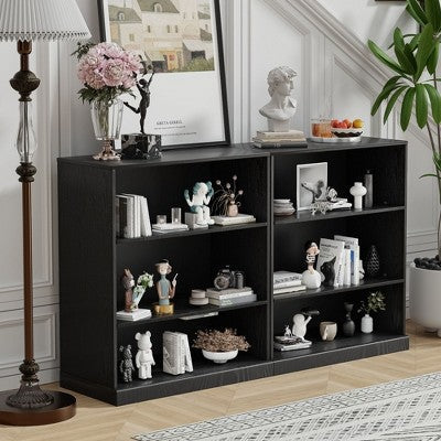 PexFix Wood Bookshelf with Adjustable Shelves
