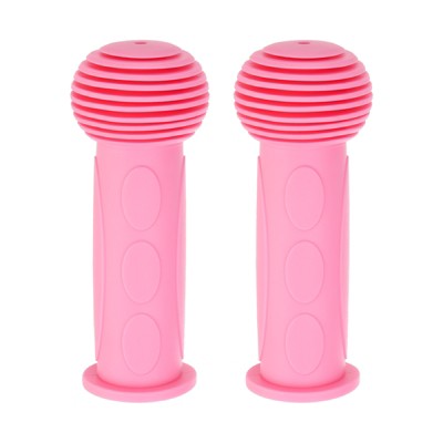 Unique Bargains Rubber Non-Slip Mushroom 7/8 Inch Bike Handlebar Grips 1 Pair 4.33"