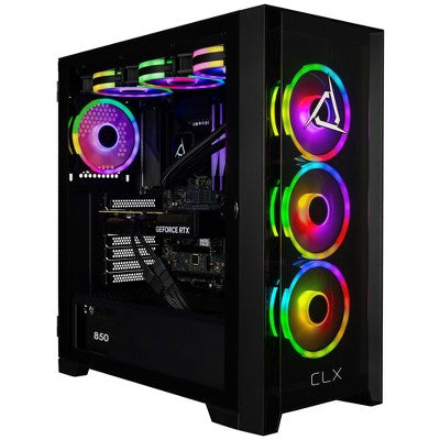 CLX SET Gaming PC - Intel Core Ultra 9 285K 3.7GHz 24-Core Processor, 64GB DDR5 Memory, GeForce RTX 5080 16GB Graphics, 2TB SSD, 4TB HDD, WiFi, W11H