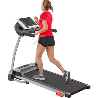 Electric Folding Treadmill with 2.5HP Motor, 3-Level Incline, Heart Rate Monitor, Device Holder & 12 Programs