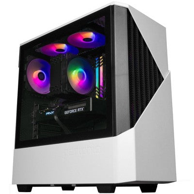 Periphio Citadel Gaming PC Desktop | Intel Core i5 CPU, GeForce 5060 (8GB) GPU, 16GB RAM, 1TB Storage, WiFi Built-In, Windows 11 Gaming Computer
