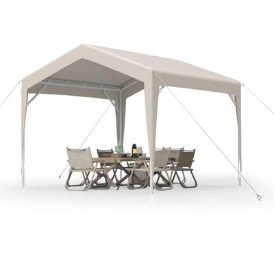 7 x 7 ft Commercial Canopy Tent,Outdoor Canopy with Waterproof Oxford Fabric,Sun Shelter for Party,Camping,Market,Wedding,BBQ,Outdoor Event