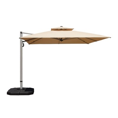 Okak Patio Umbrella with Center Pole, Outdoor Umbrella with Heavy-Duty 6 Rids, Parasol Umbrella for Backyard, Garden, Poolside