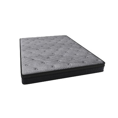 Okak Modern 12Inch Gray Soft-Medium Firm Hybrid Mattress for Comfy Sleep with Pocket Coils,Bed Mattress in a Box