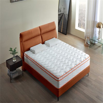 RISOKEYS Queen Size Hybrid Mattress - 10 Inch Medium Firm Mattress in a Box, Memory Foam & Pocket Springs, Fiberglass Free, Soft & Breathable