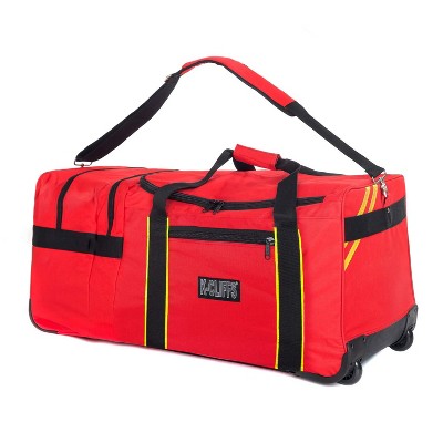 K-Cliffs Rolling Firefighter Duffel Fireman Paramedic Rescue Medical Bags Turnout Gear Travel Bag With Wheels