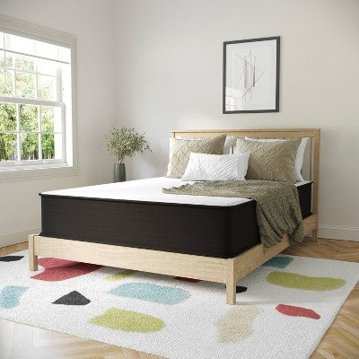 Flash Furniture Dream 12 Inch Hybrid Mattress, High Density Foam and Pocket Spring Mattress in a Box, CertiPur-US Certified Foam