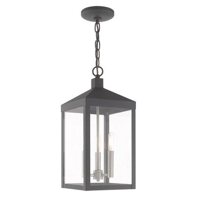 Livex Lighting Nyack 3 - Light Pendant in Scandinavian Gray