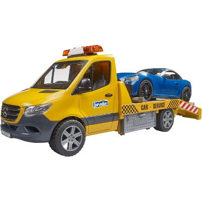 Bruder 02675 MB Sprinter Transporter, Light + Sound Module and BRUDER Roadster