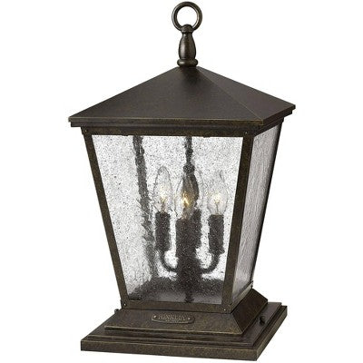 Hinkley Trellis 19 3/4" High Bronze 4-Light LED Outdoor Pier Light