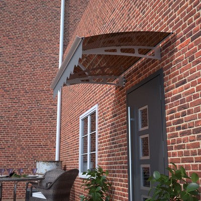 PAGED Awning Window Awnings with Aluminum Alloy Bracket and Valance for Door Entrance
