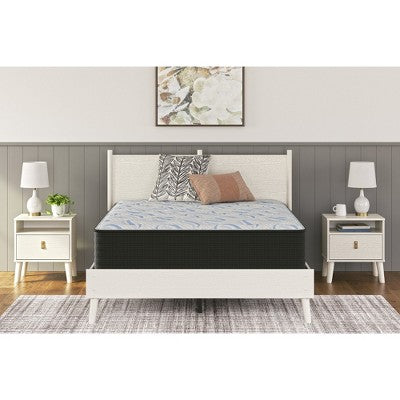 Signature Design by Ashley Elite Springs Plush 14-Inch Mattress - Memory Foam & Wrapped Coils - Bed in a Box
