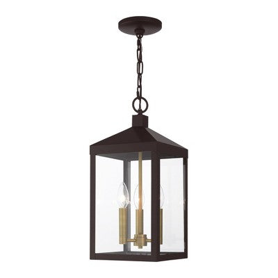 Livex Lighting Nyack 3 - Light Pendant in Bronze