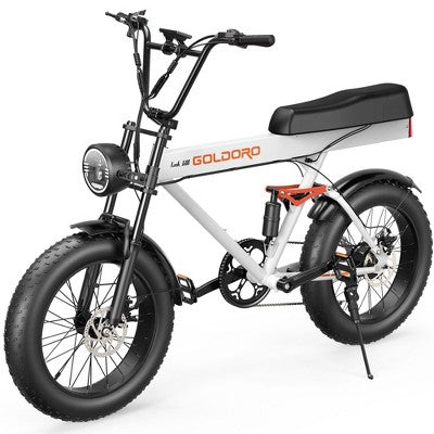 Promounts Goldoro Tank600 500W 20" Electric Bike, White