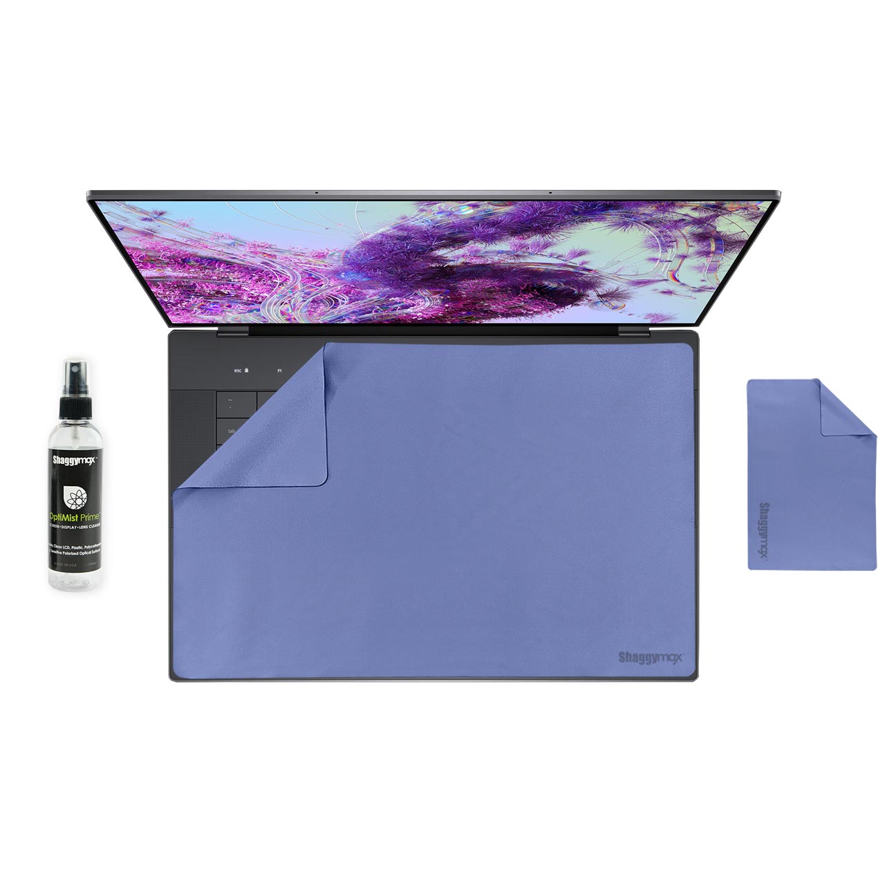 16" Laptop Screen Protector Keyboard Cover Microfiber & Cleaning Kit UnderWare Pac