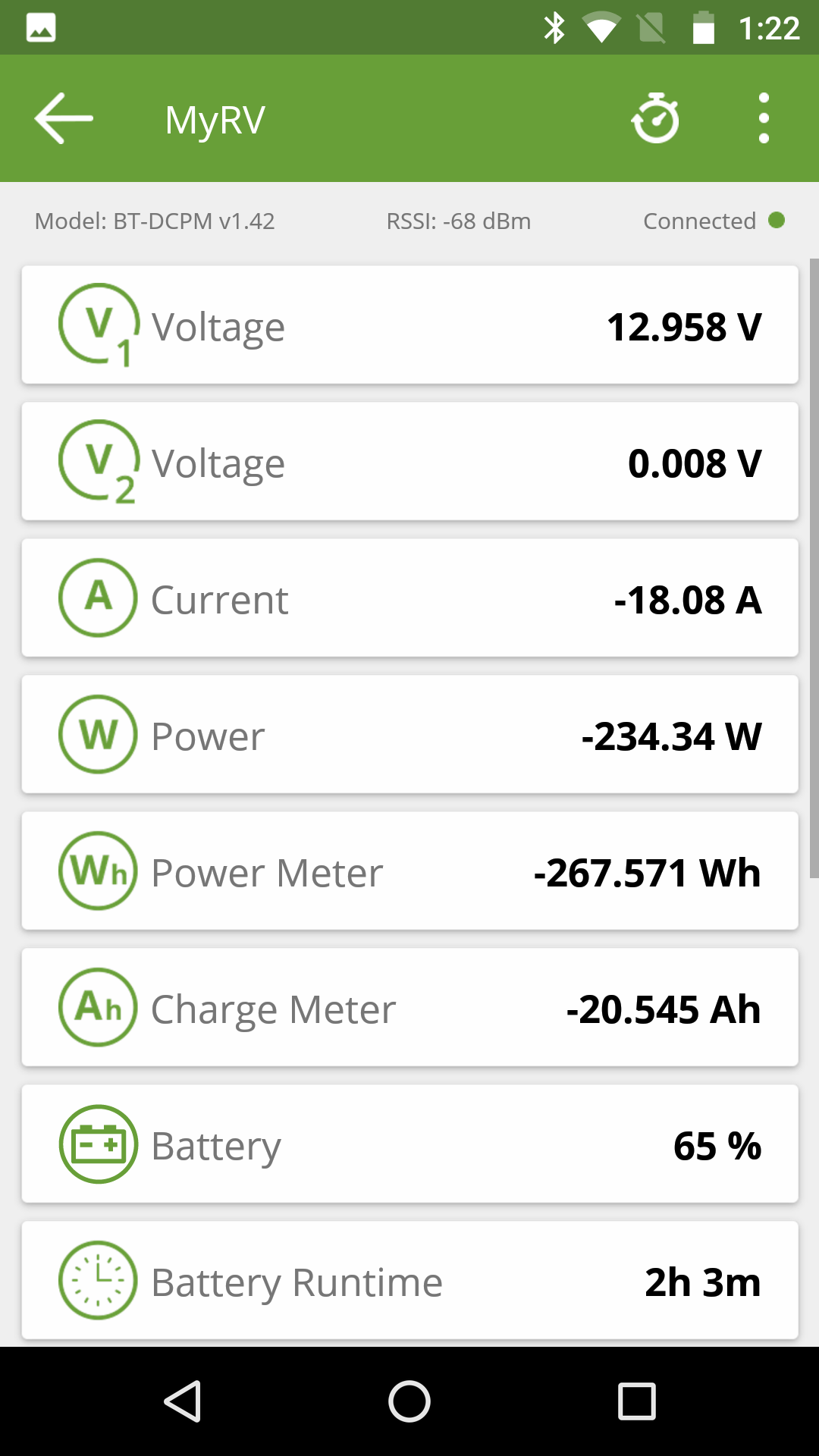 PowerMon - Bluetooth LE Advanced Battery Monitor / DC Power Meter with data logging