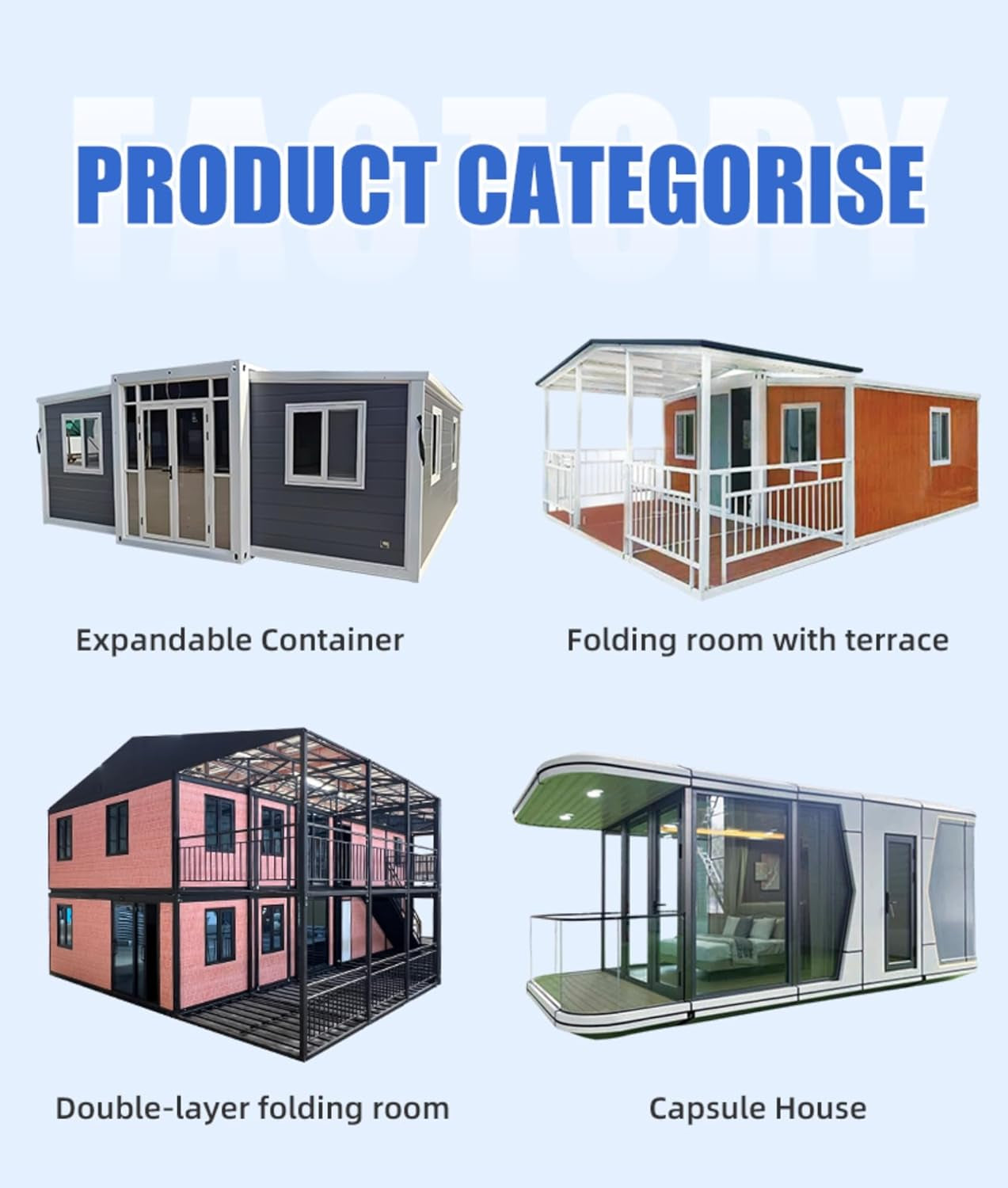 Portable Foldable Solar-Powered Off-Grid Modular Tiny Home | Prefab Mobile Container Cabin | Modern Villa with Bedroom Bathroom and Kitchen for Remote Living & Rental
