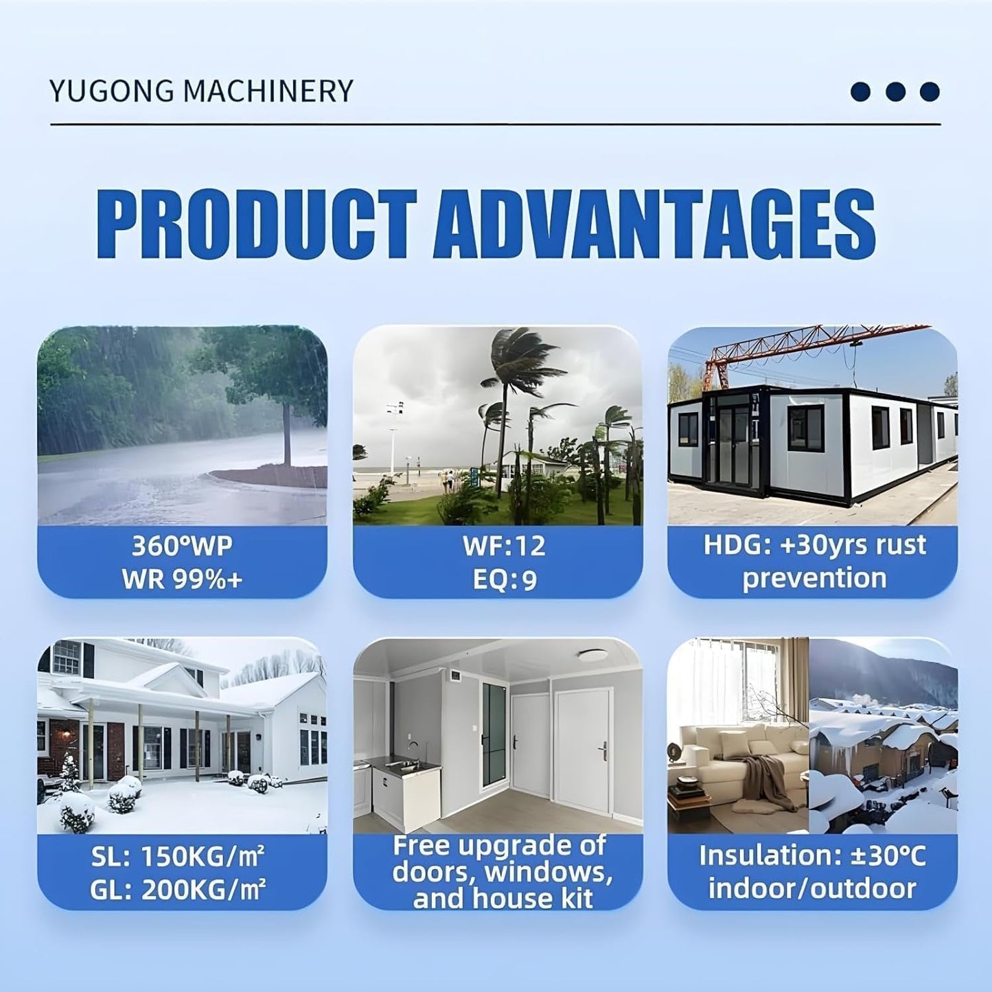 Quick Build Expandable Tiny Home, 2 Bedroom 1 Bath Prefab Cabin - Modular Foldable Design with Kitchen, Ideal for ADU or Off-Grid