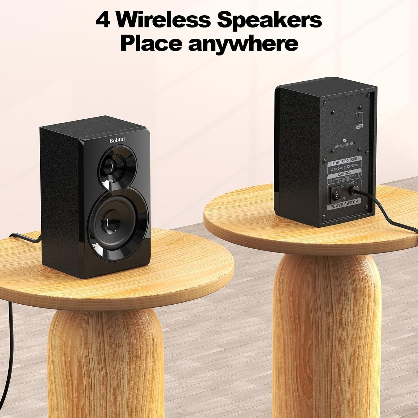 Wireless Surround Sound System Home Theater System, 1000W Surround Speakers 8" Subwoofer 5.1/2.1 Channel Deep Bass with HDMI ARC Optical Bluetooth Karaoke Input