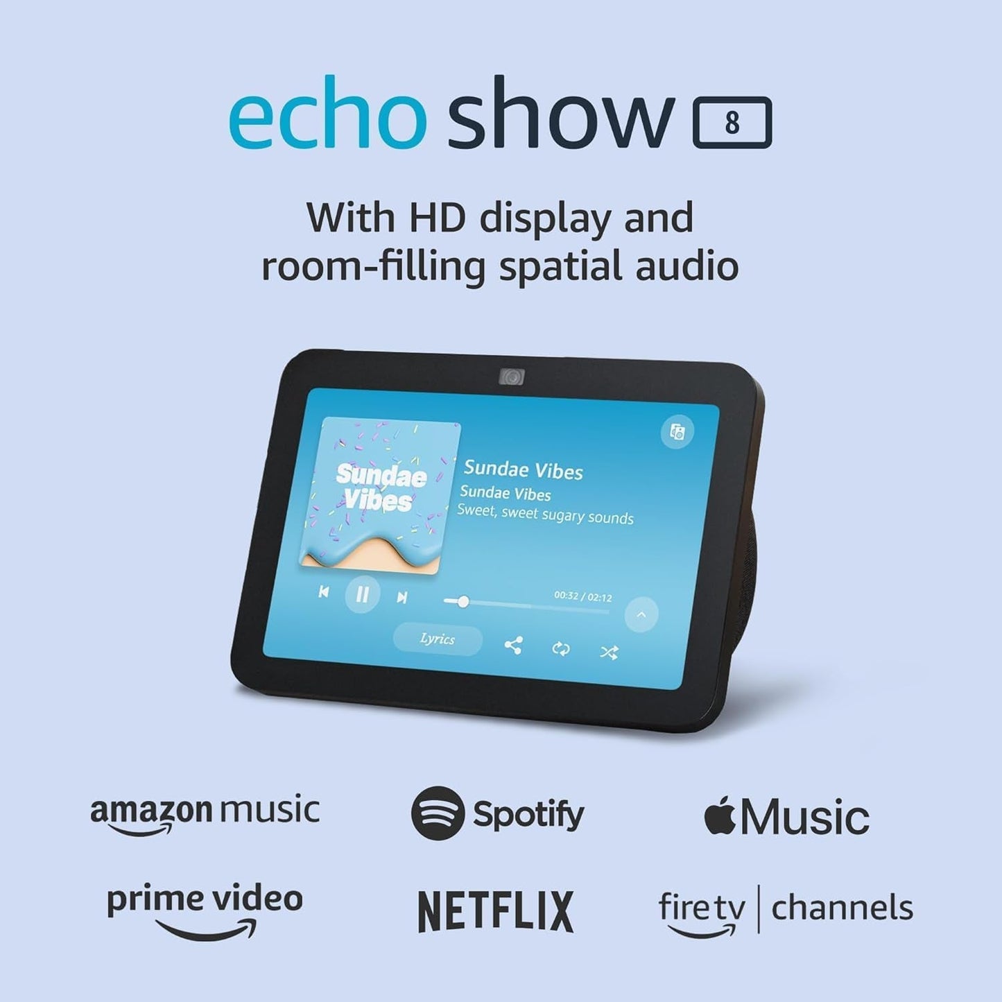 Echo Show 8 with Blink Video Doorbell (Newest Model), with Alexa+ Early Access