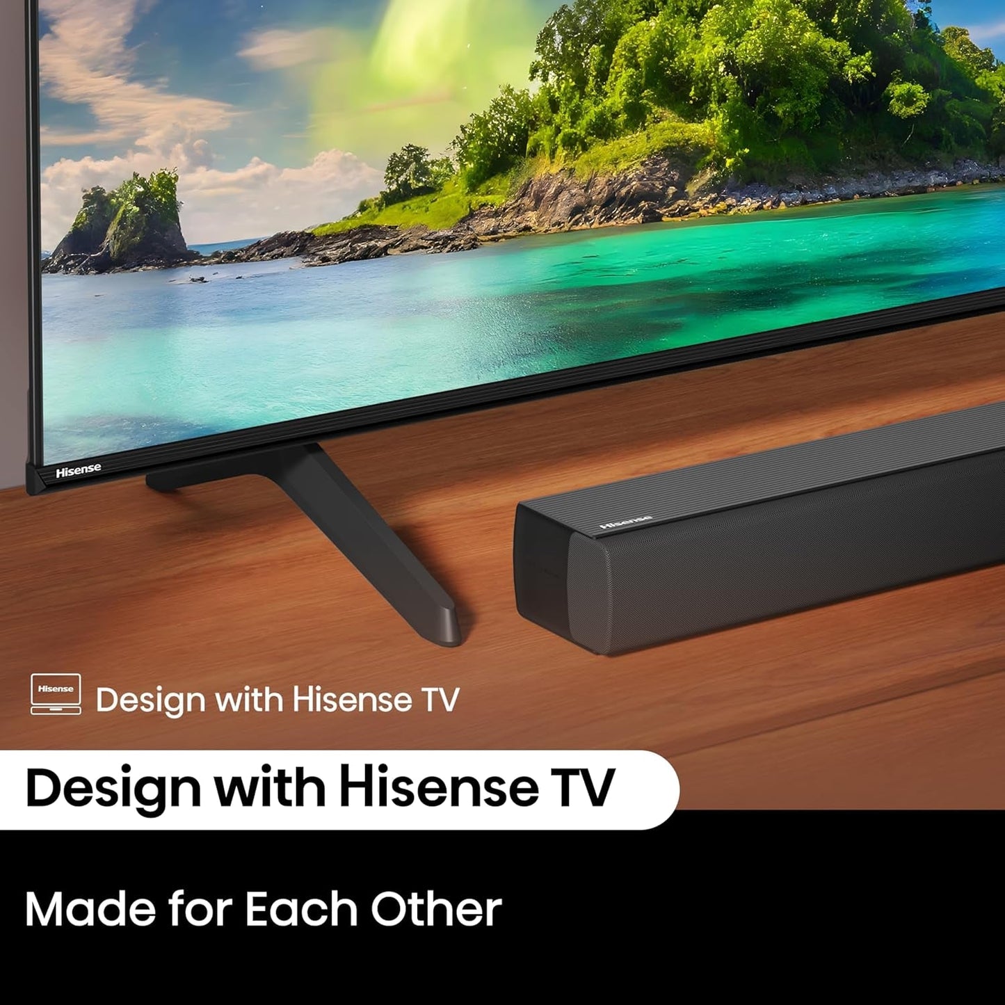 HS5100 5.1Ch Sound Bar with Wireless Subwoofer, 540W, Dolby Digital Plus, Bluetooth 5.3, Ezplay, Roku TV Ready, DTS: X, Hdmi/Aux/Arc/Optical/Usb (HS5100, 2024 Model)