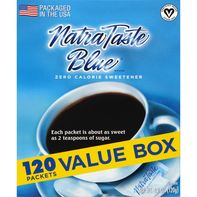NatraTaste Blue Sweetener, Zero Calorie, Packets, ...
️